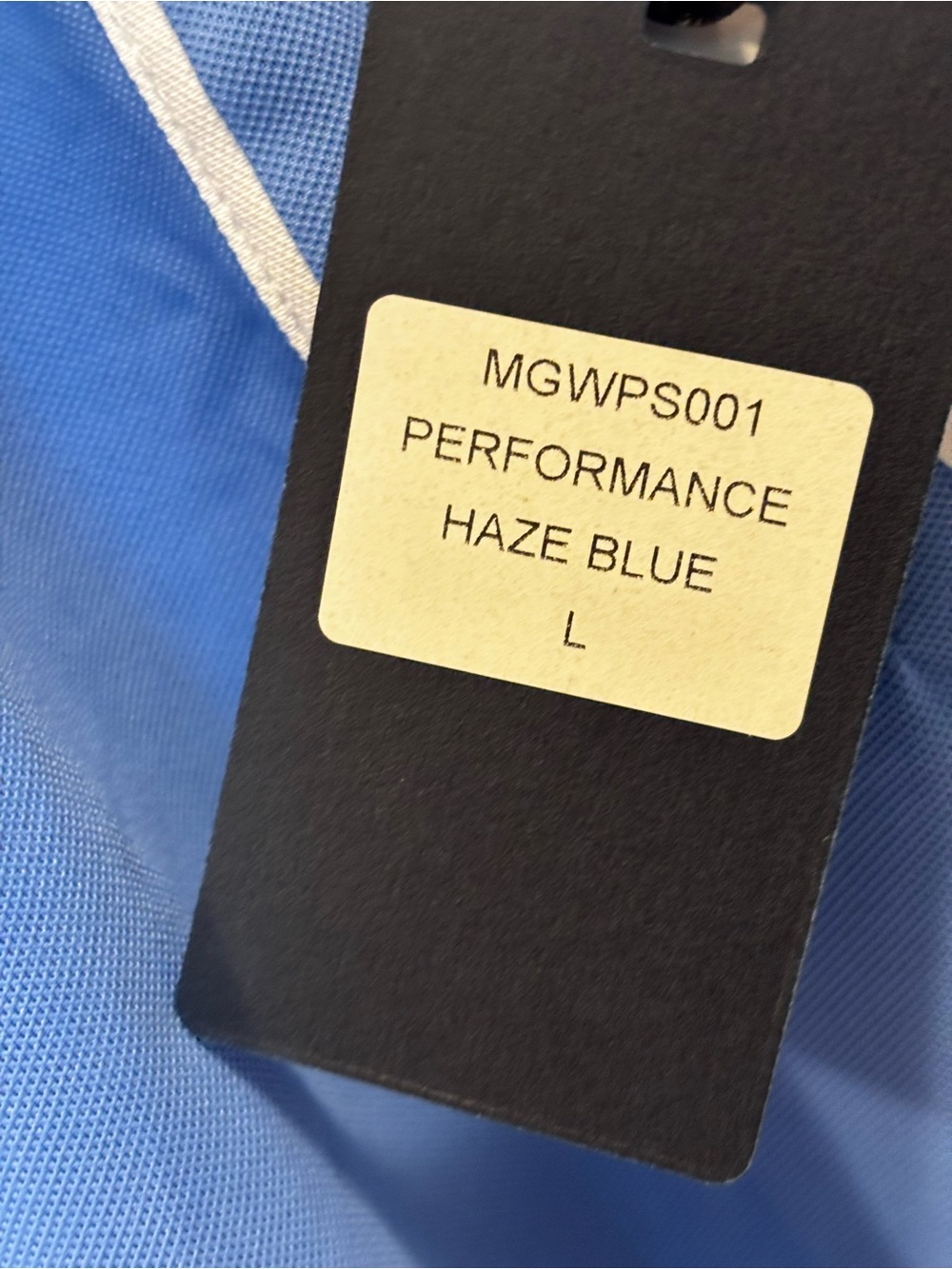 NWT Maelreg Women’s Polo Shirt Blue Performance Golf UPF 30 Size L - Picture 2 of 10